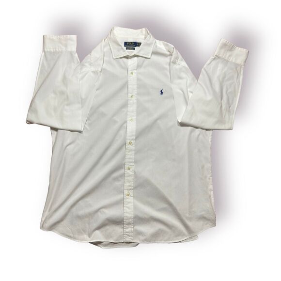POLO Ralph Lauren XXL TTG Button Long Sleeve Shirt Men's Classic Fit 100% Cotton - Picture 2 of 10